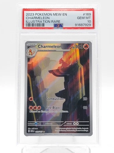 CHARMELEON 2023 POKEMON 151 ILLUSTRATION RARE #169/165 PSA 10 Q3963