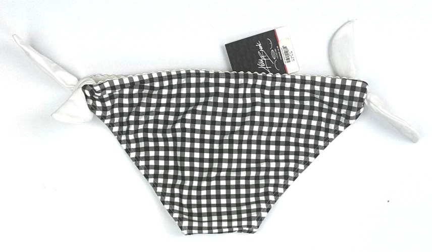 Kelly Brook at New Look Bikini Bottoms UK 6 Black / White Gingham Print BNWT - Image 2 of 2