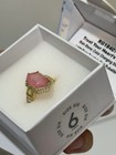 Bomb Party MHA Ring Size 6 “Trust Your Hearts Path” Pink/Rubelite - Gold Plating — photo 2