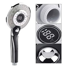 Temperature Control Color Changing Showerhead Energy-efficient Lighting