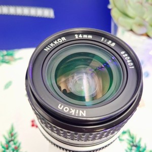 Nikon Nikkor 24mm Ai 1:2.8 Lens w/Front Cap. *SERVICED*. Excellent. (refB.N)