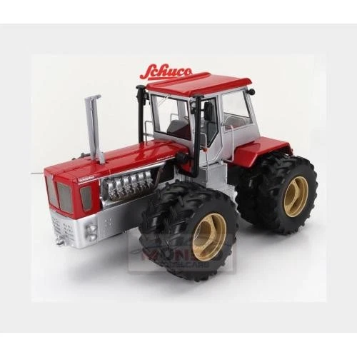 1:32 SCHUCO Schlueter Super 500 Tv Tractor 2010 Silver Red 450915400 - Photo 2/2