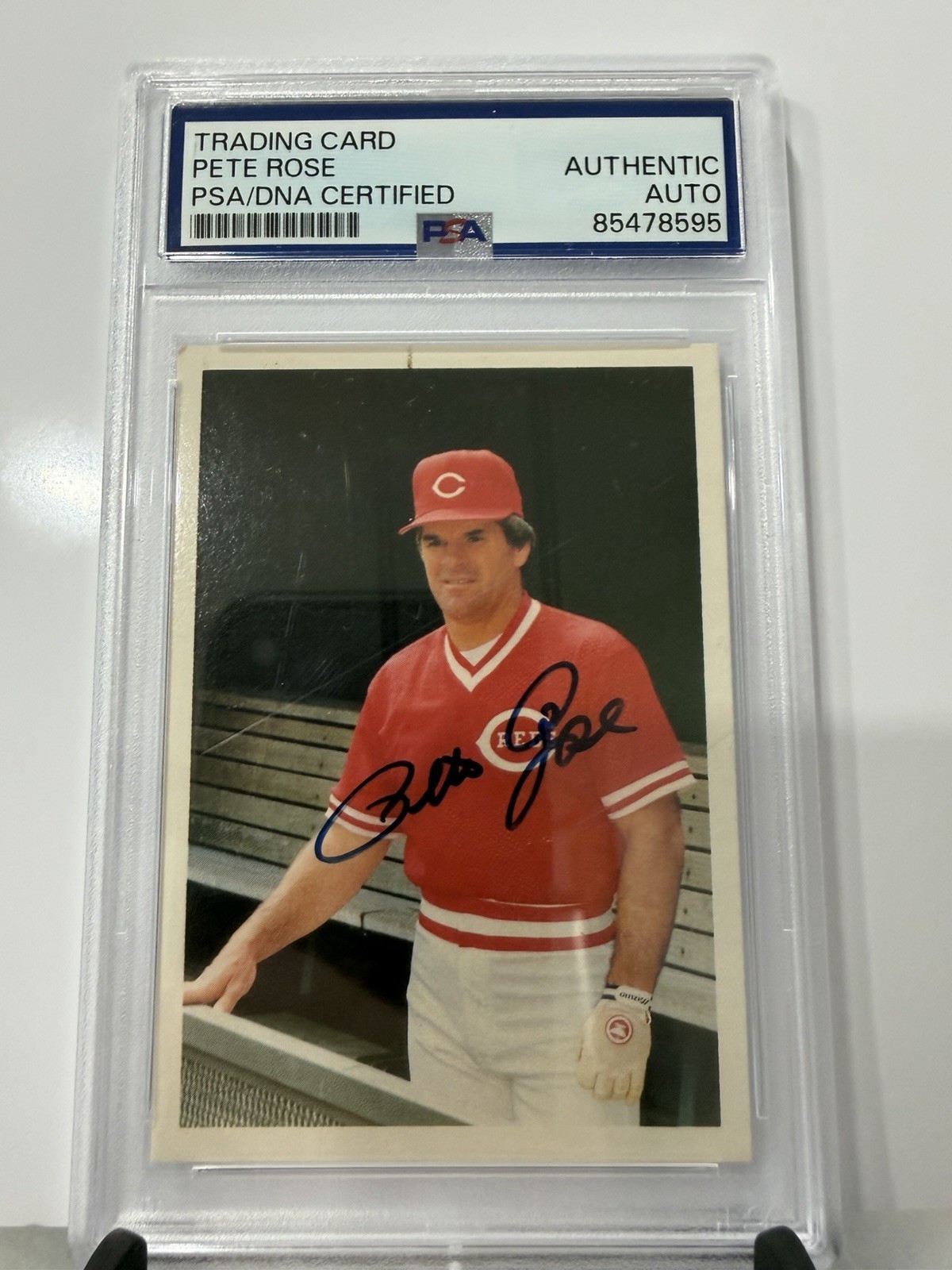 Pete Rose Signed Autographed Card PSA/DNA Authentic Auto