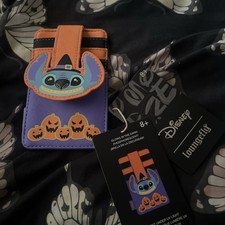 Disney Loungefly Stitch Snap Wallet New with Tags and Glows In The Dark New