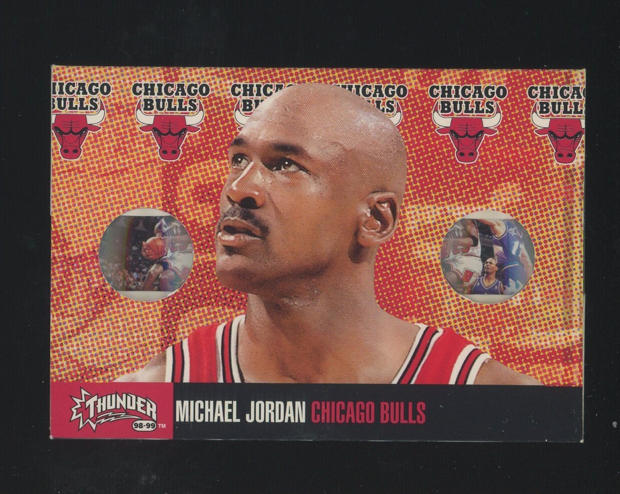 1998 Skybox Thunder Flight School #9 Michael Jordan Chicago Bulls HOF