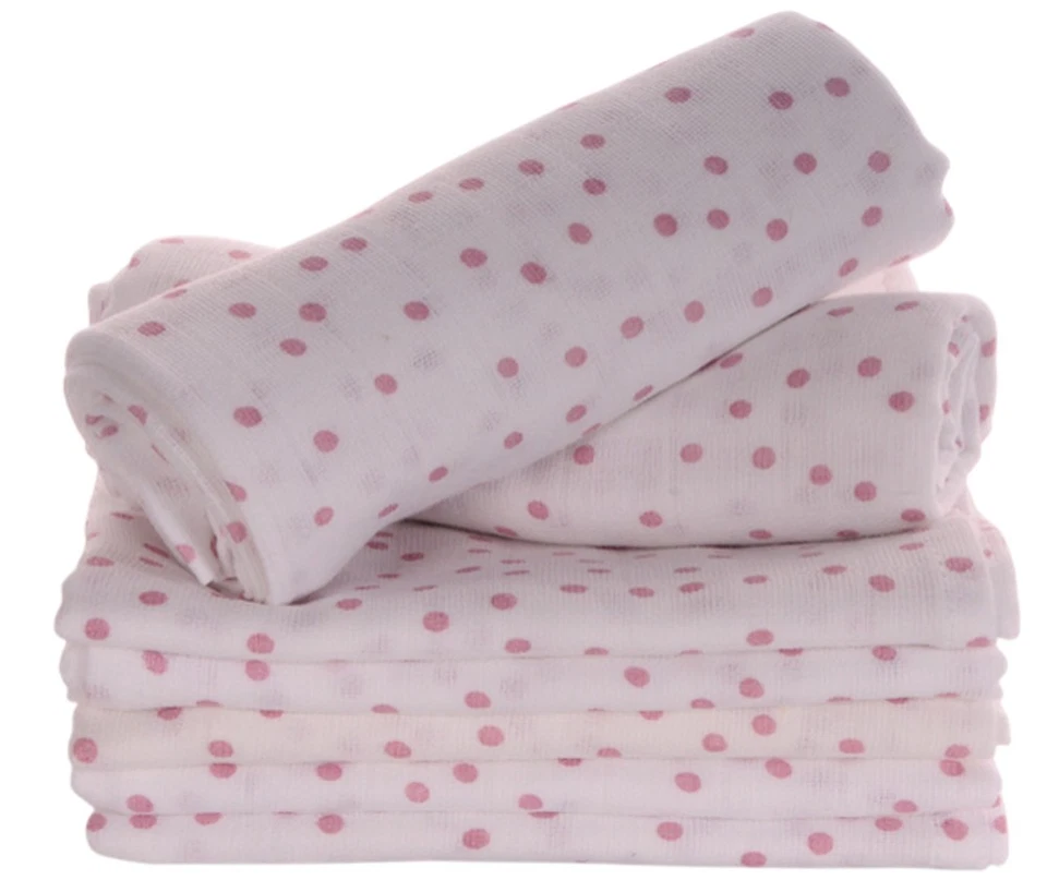 Mullwindeln Spucktücher Baby Mulltücher Babytuch Tücher 1-20er Set - Bild 1 von 1