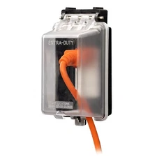 Outdoor Outlet CoverOutdoor Electrical Box Waterproof Plug Covers, Black, 49204