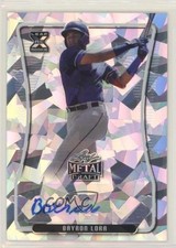 2020 Leaf Metal Draft Silver Crystals Bayron Lora #BA-BL1 Auto 0a17