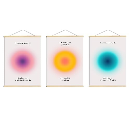 Canvas Wall Abstract Painting Colorful Art Poster Living Room Aesthetic - Picture 2 of 8