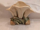 Vintage Mid-century McCoy Pottery Triple Calla Lily Vase