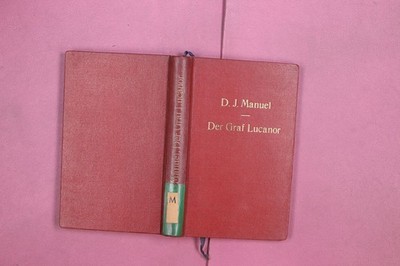 330719 Don Juan Manuel DER GRAF LUCANOR Insel-Verlag HC
