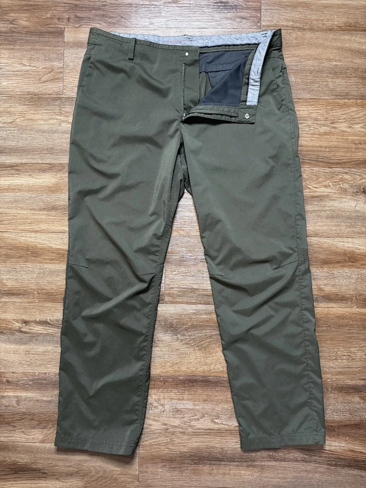 Nike Tiger Woods Collection Golf Pants Mens Size 38x32 Olive Green Adaptive Fit - Image 2 of 4