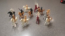 VINTAGE PLAYSET COWBOYS, INDIANS HORSES