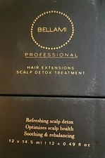Bellami Hair Extensions Scalp Detox Treatment Box Of 12-0.5 fl oz 15 ml