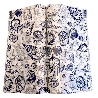 300 PCS Sea Shell Wax Paper Sheets Food Picnic, Greaseproof Wrapping Tissue