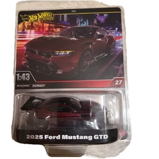 Hot Wheel Premium 2025 Ford Mustang GTD DARK RED BRAND NEW HARD TO FIND