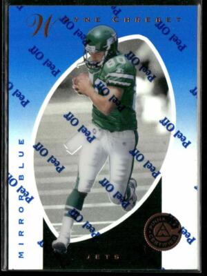 1997 Pinnacle Certified #84 Wayne Chrebet Mirror Blue