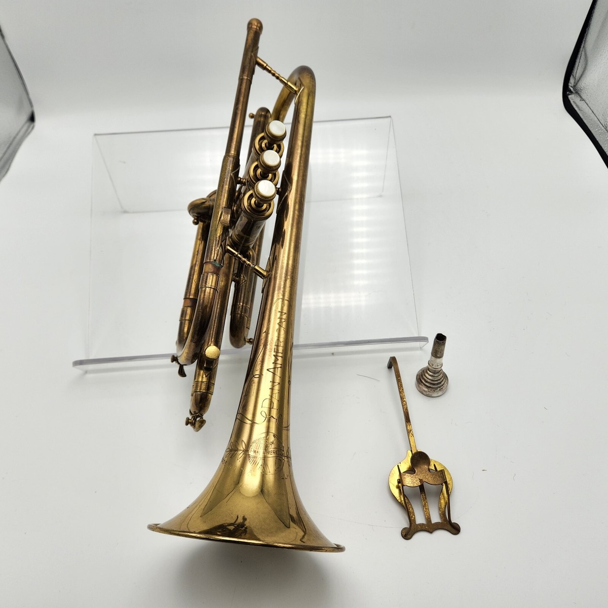 AS-IS Vintage 1953 Conn Pan American Cornet w/ Case Serial No