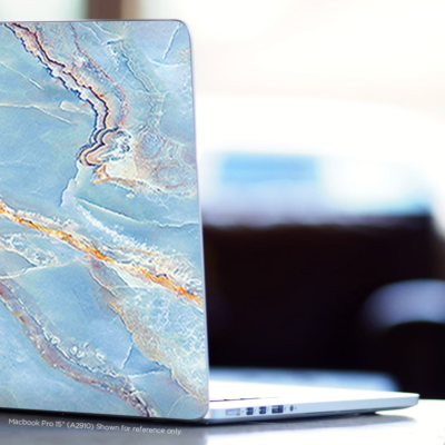 Skin Itsaskin Pour MacBook Air 13″ – Noir Marbre Granit Blanc, Vinyle Décal