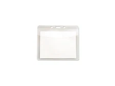 Advantus 75604 PVC-Free Badge Holders, Vertical, 3" x 4", Clear, 50/Pack