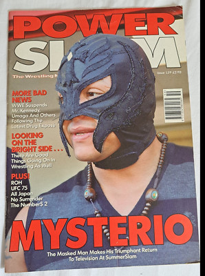 Power Slam Wrestling Magazine Issue 159 Rey Mysterio WWE TNA UFC 2007 CM Punk