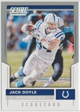 2017 Panini Score - Jack Doyle - Indianapolis Colts - SCORECARD - #30
