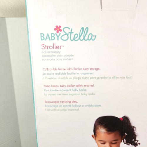 Manhattan Toy Baby Stella Baby Stroller Toy for 12" and 15" Soft Dolls - Picture 5 of 13