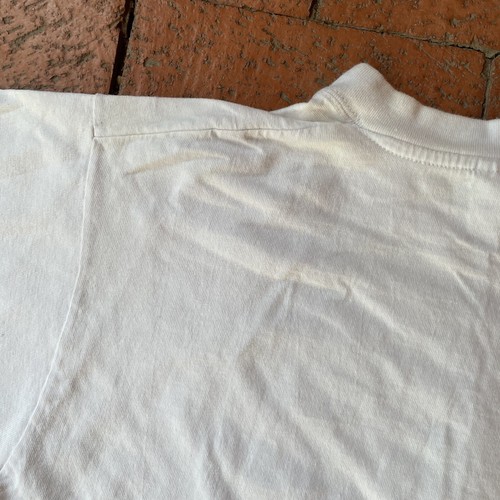 Vintage Parades Cotton T Shirt Medium Off White St Thomas USVI Graphic Print Tee - Picture 9 of 12