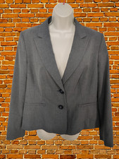 Bnwt Womens Planet Size Uk 14 Grey Short Fitted Suit Jacket Coat Smart Rrp £169