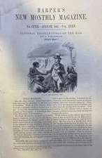 1867 Civil War Cedar Mountain illustrated