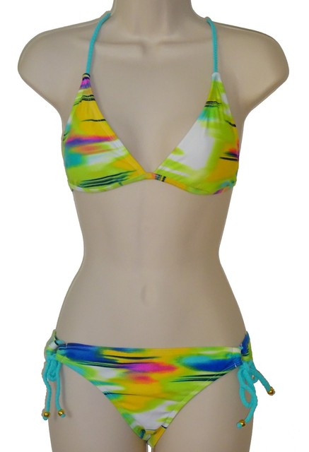 multicolor bikini top