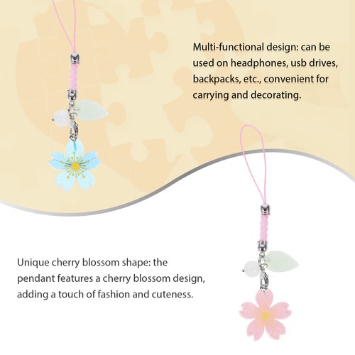 3 Pcs Headphones USB Lanyard Decorative Chain Charm Charms Strap - Zdjęcie 7 z 12