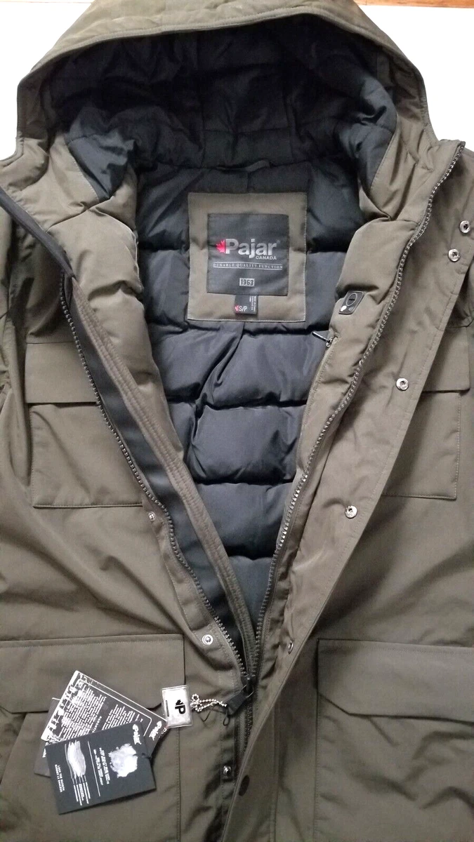 Pajar wells men's long parka sale