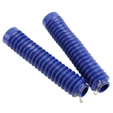 Fit For Honda 1983-1986 ATC Front Fork Shock Boots Blue Universal 2pcs