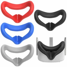 Silicone Eye Mask Pad Cover Sweatproof for Oculus Quest 2 All-In-One VR Glasses