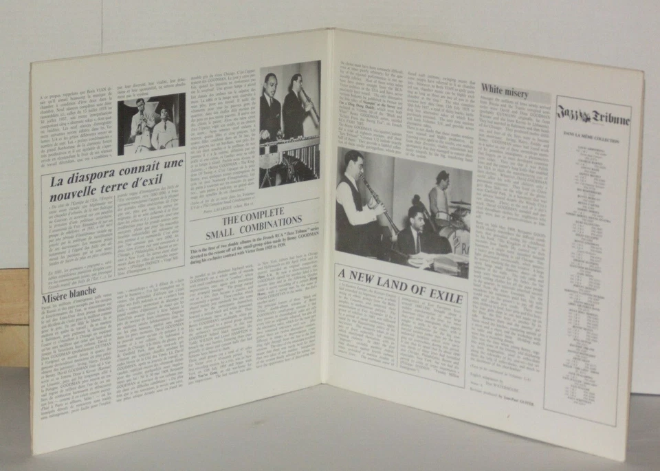 BENNY GOODMAN Complete Small Combinations 1935-37 LP France Jazz Big Band Vinyl  - Image 4 of 4
