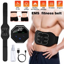 Portable ABS Stimulator,Ab Machine,Abdominal Toning Belt Workout Equipment