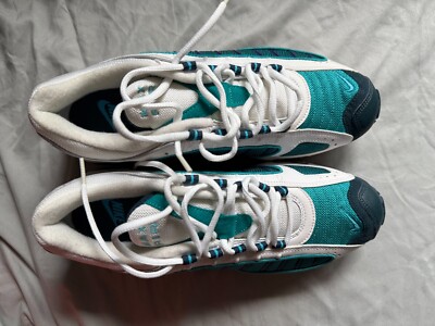 Nike Air Max Tailwind 4 Men’s Sz 10.5 AQ2567-101 White & Teal Nike-Air-Max-Tailwind-4-White-  main image 3