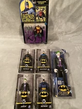 Batman Action Figures Lot Joker, Nightwing, Crusader Robin, Battle Armor Batman