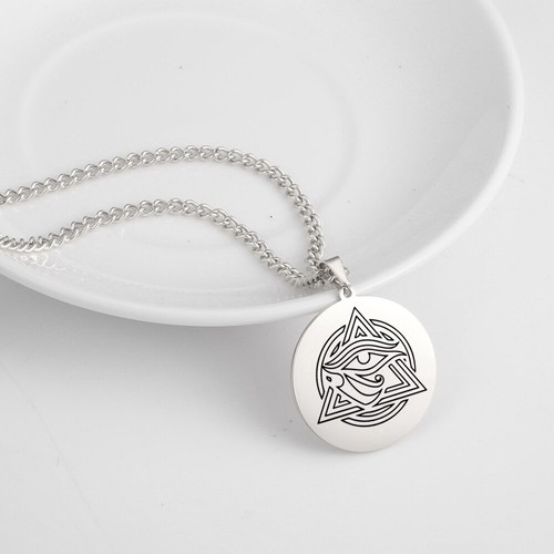 Eye of Horus All Seeing Eye Egyptian Pendant Necklace Protection Amulet Jewelry - Picture 8 of 22