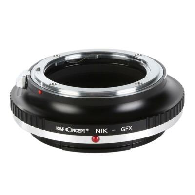 K&F Concept Adapter  Nikon F Objektive auf Fuji GFX Mount Kamera, NIK-GFX