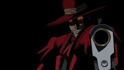 Anime hellsing alucard simple dark  Custom Playmat Mat Pad