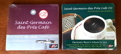 Saint Germain Des Pres Cafe: Vol. 3 + Vol. 6 /Moloko, DJ Cam,  2 CDs Nu-Jazz NEW