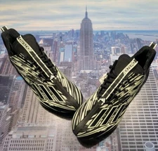 Adidas Adizero 12.0 Football Cleat Shoes Black Glow In The Dark Sz 13 IE5447 New