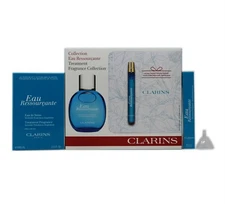 CLARINS EAU RESSOURCANTE TREATMENT FRAGRANCE COLLECTION 100ML & 10ML NIB