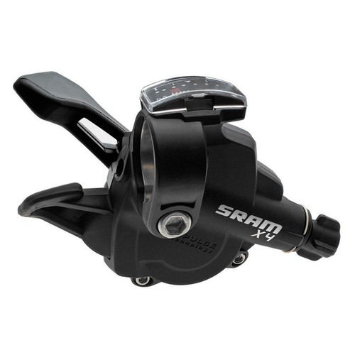 Front Left Shifter Trigger Black 3 Spd Derailleur MTB Sram X4 Bike Gear 2-Lever - Picture 1 of 6