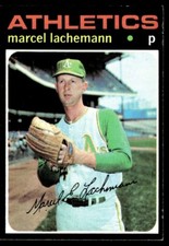 1971 Topps Marcel Lachemann Rookie Oakland Athletics #84