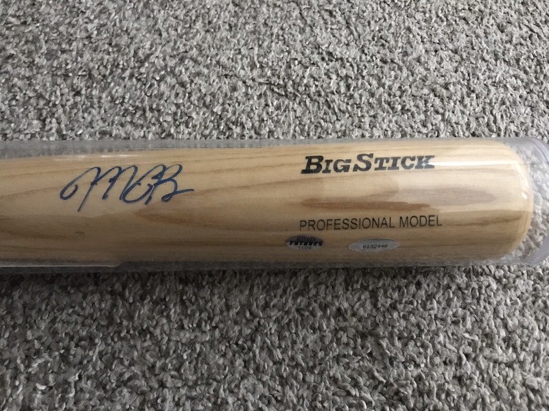 Michael Bourn Autographed Signed Rawlings Big Stick Tristar Astros Phillies O's
