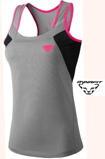 DYNAFIT vert tank top ultra trail run racerback ultralight anti odor women small