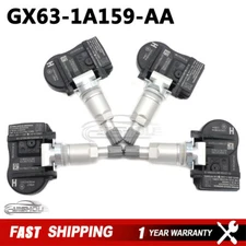 4x GX63-1A159-AA LR070840 TPMS Tire Pressure Sensor For Land Rover Range 433MHz